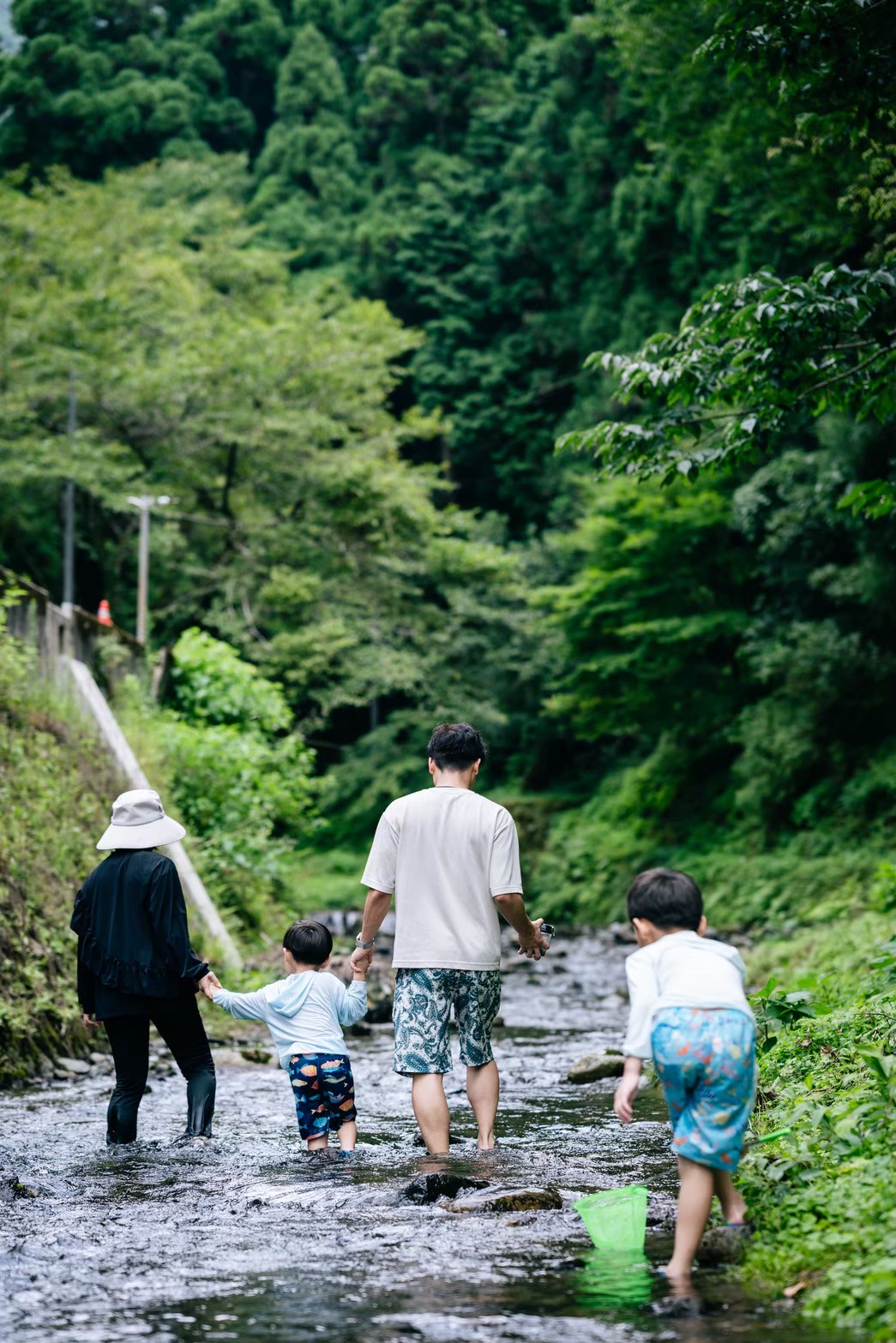 川遊び
