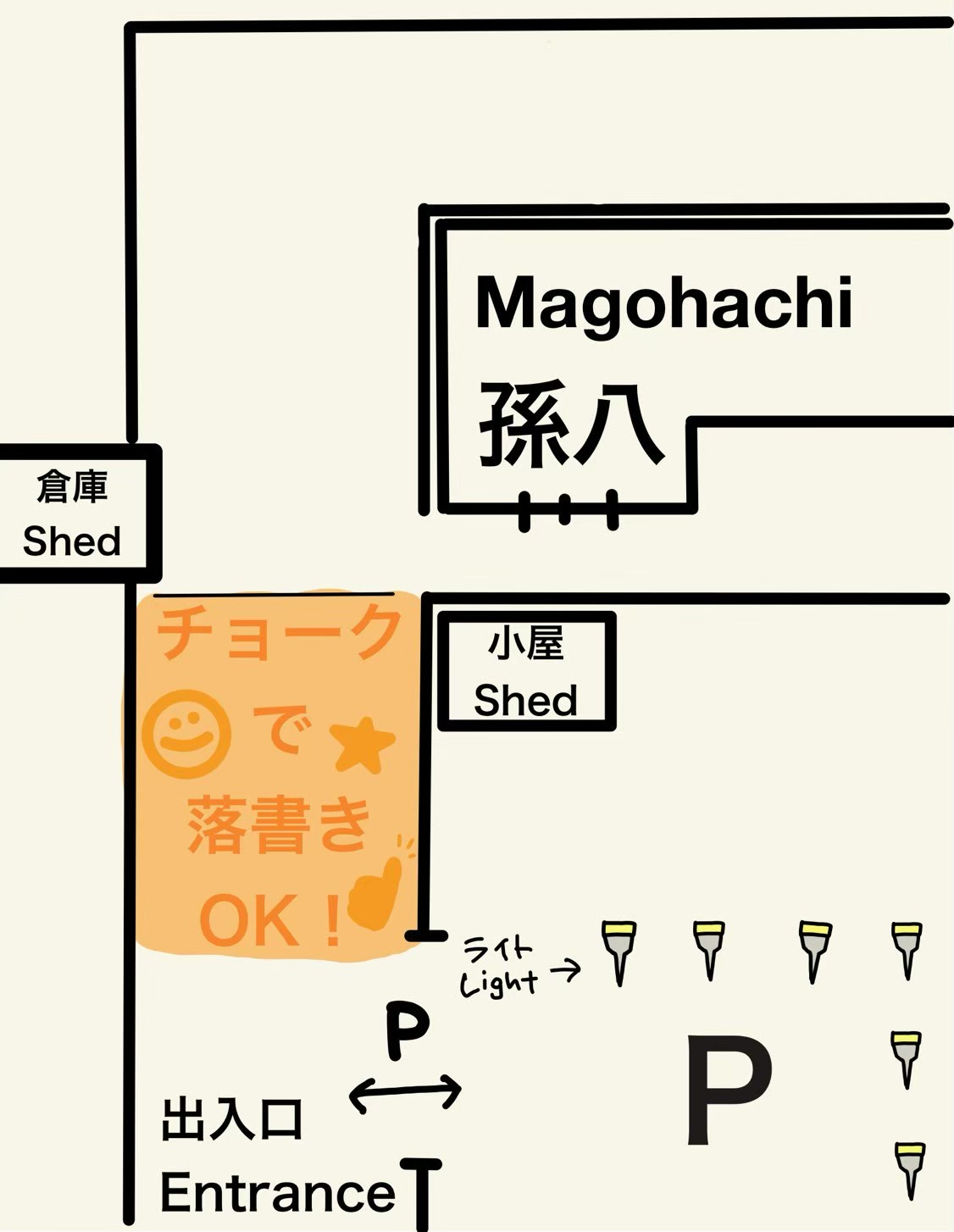 落書き体験 詳細